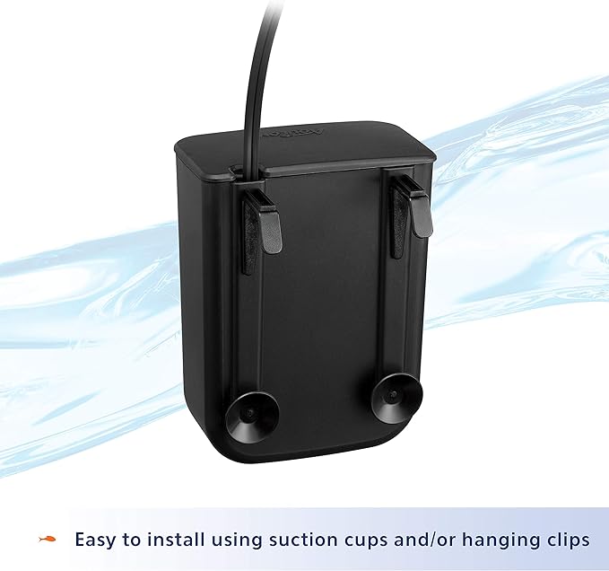 Aqueon QuietFlow 10 E Internal Aquarium Fish Tank Power Filter, Small, For Up To 10 Gallon Fish Tanks