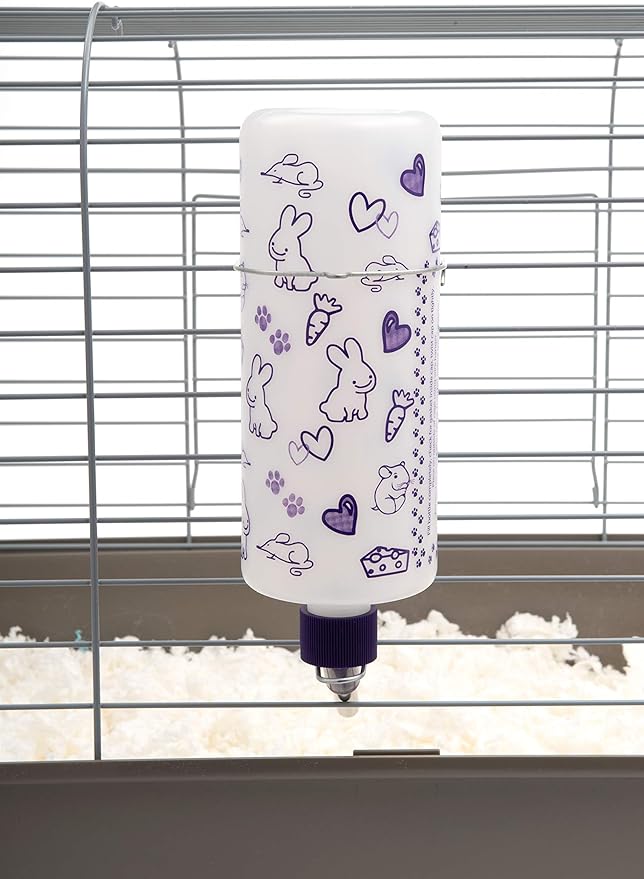 Lixit Weather Resistant Cage Water Bottles for Rabbits, Ferrets, Guinea Pigs Hamsters and Other Small Animals. (32-Ounce)