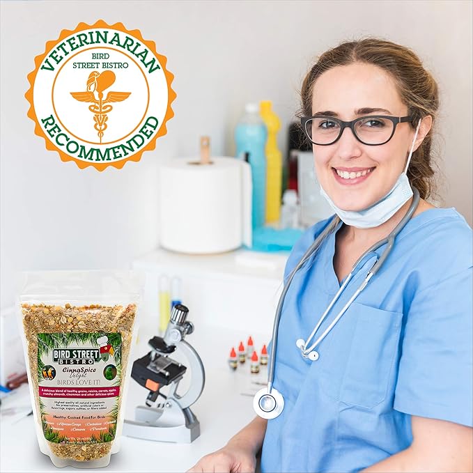 Parrot Food Sample 4 Pack - Parakeet Food - Cockatiel Food - Bird Food - Cooks in 3-15 min w/Natural & Organic Grains - Healthy, Non-GMO Fruits, Healthy Orientated Spices