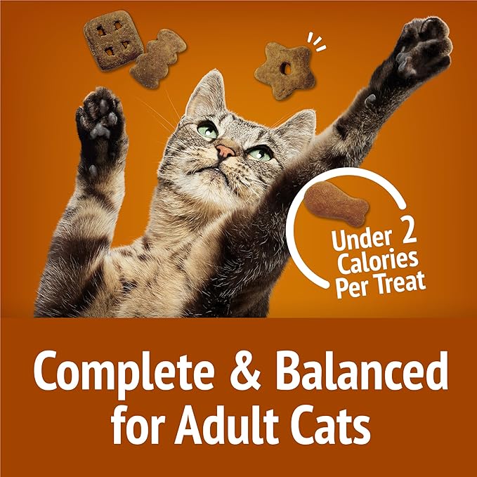 Purina Friskies Made in USA Facilities Cat Treats, Party Mix Chicken Lovers Crunch - 20 oz. Pouch