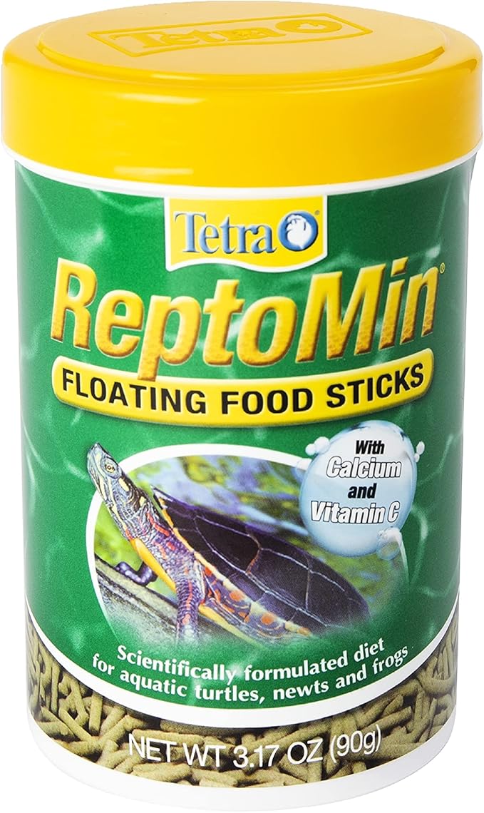 Tetra ReptoMin Floating Food Sticks, Food for Aquatic Turtles, Newts and Frogs, 3.17 oz (Pack of 1)