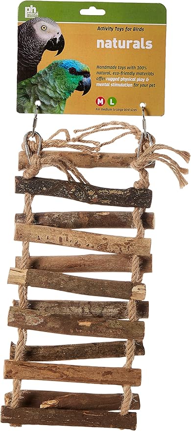 Prevue Hendryx 62807 Naturals Rope Ladder Bird Toy, Large