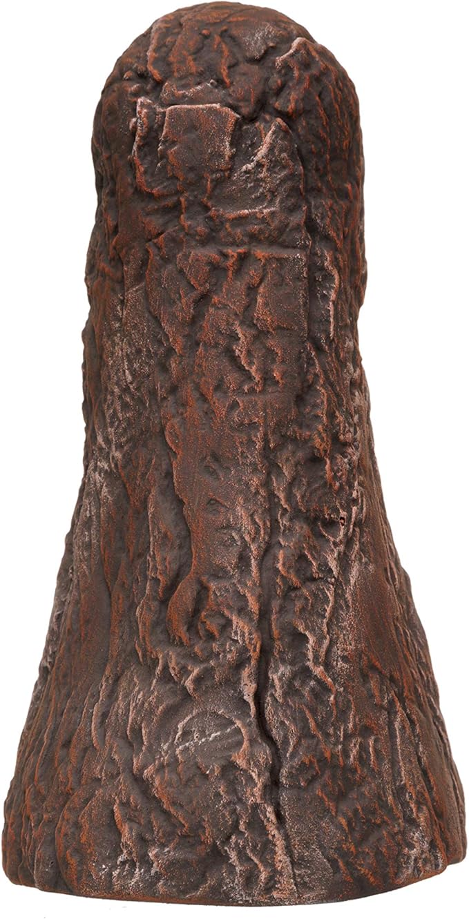 Plecoceramics Pleco Cave Cone Breeding Ceramic Decorations Fish Tank Aquarium (Brown)