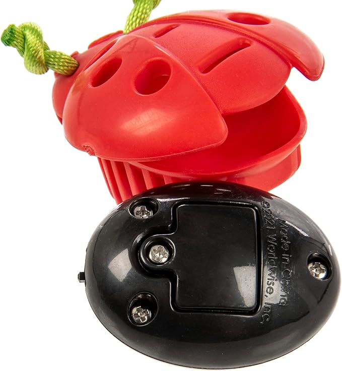 SmartyKat Instincts Rowdy Rumbler Ladybug Interactive Automatic Cat Toy, Battery-Powered - Red, One Size