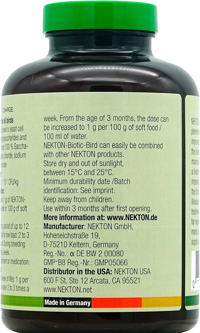 Nekton-Biotic-Bird Probiotic for Birds 250g, (9oz)