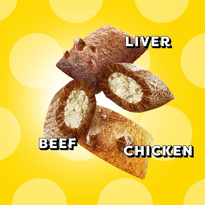 TEMPTATIONS MIXUPS Crunchy and Soft Cat Treats Backyard Cookout Flavor, (12)Count, 3 oz. Pouches (Pack of 1)