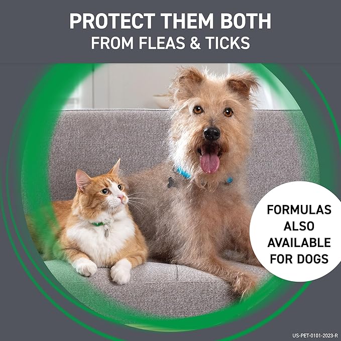 Frontline Plus Flea and Tick Treatment for Cats Over 1.5 lbs., 8 Treatments