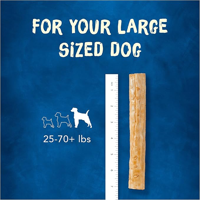 Purina Busy Rollhide Chew Treat - for Large Dogs - 2 Count Treats Per Package - Net Wt. 6 OZ (170 g) Per Package - Pack of 2