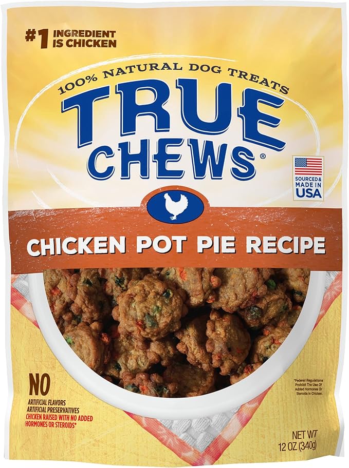 Blue Buffalo True Chews Natural Dog Treats Chicken Pot Pie Recipe, 12 oz bag