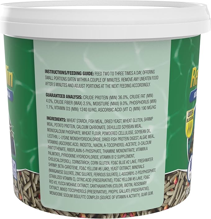 Tetra ReptoMin Pro Sticks Adult Turtle Formula Daily Diet for Aquatic Turtles, 2.54 Pounds