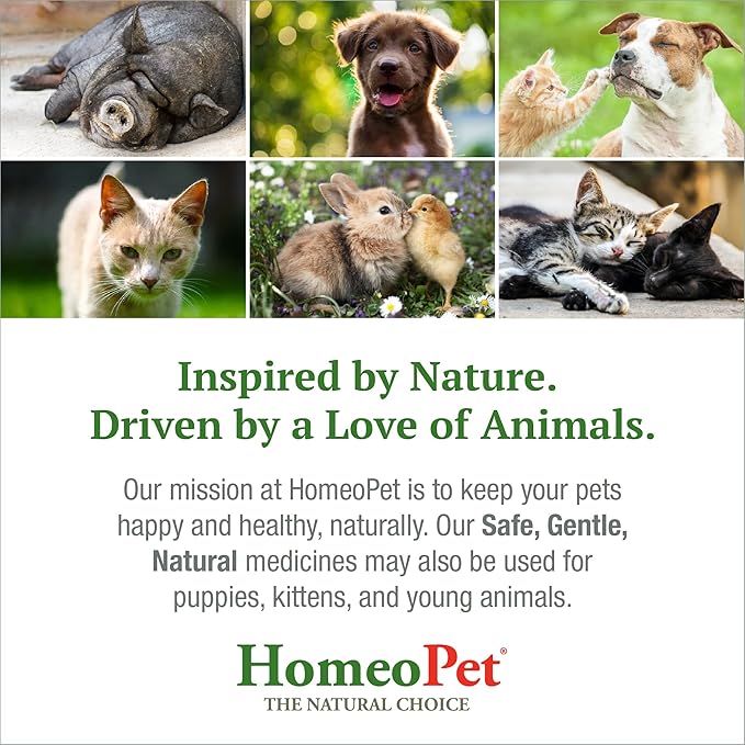 HomeoPet Feline Furball, Safe and Natural Hairball Medicine for Cats, Natural Pet Medicine, 15 Milliliters