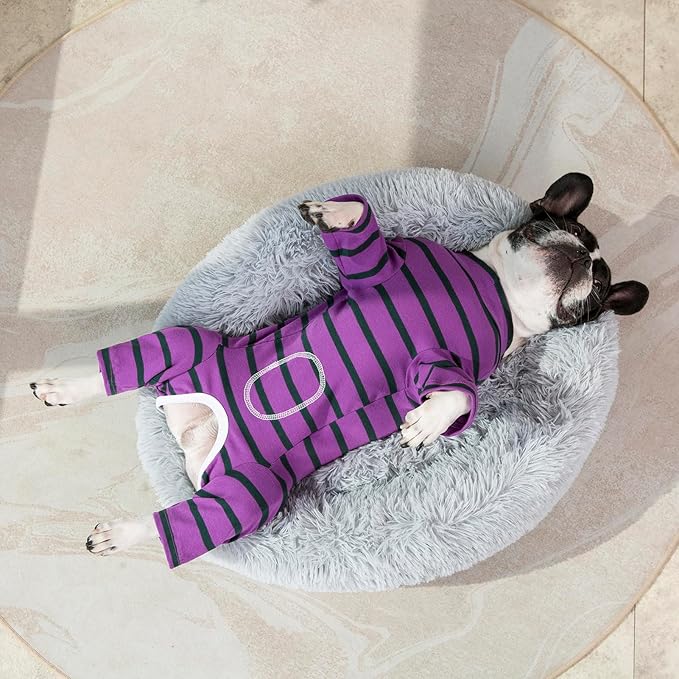 Dog Surgery Recovery Suit for Male/Female, Post Surgery Dog Shirt, After Surgery Dog Bodysuit, E-Collar & Cone Alternative Surgical Clothes, Anti-Licking Dog Snugly Onesie