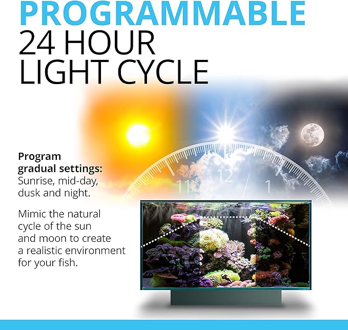 Fluval Sea Marine 3.0 LED Aquarium Lighting for Coral Growth, 59 Watts, 48-60 Inches