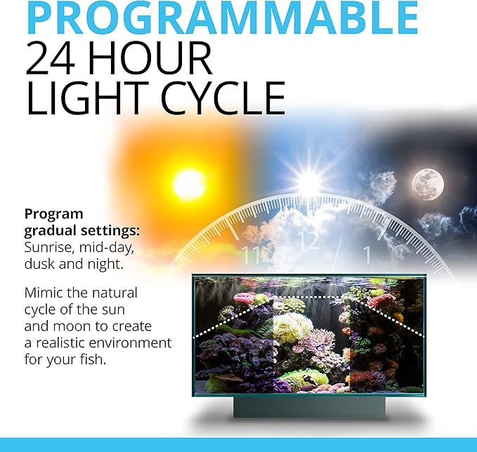 Fluval Sea Marine 3.0 LED Aquarium Lighting for Coral Growth, 46 Watts, 36-46 Inches