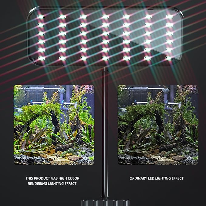 Carefree Fish Aquarium LED Light RA 92 USB 5V Fish Tank Clip Light 5730 8W 2PCS
