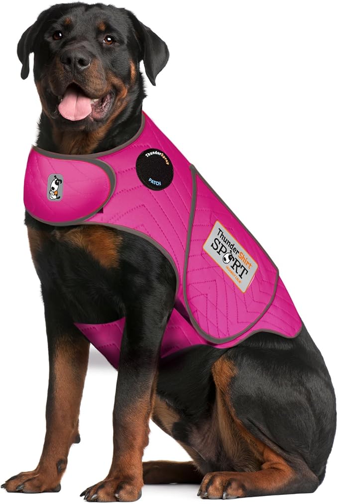 ThunderShirt for Dogs, XX Large , Fuchsia Sport - Dog Anxiety Relief Calming Vest