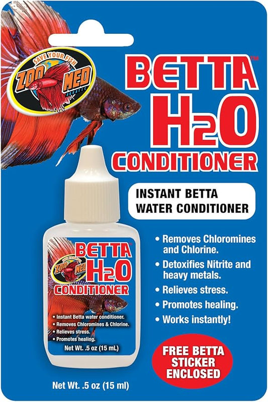 Zoo Med Betta H2O Conditioner,0.5 oz