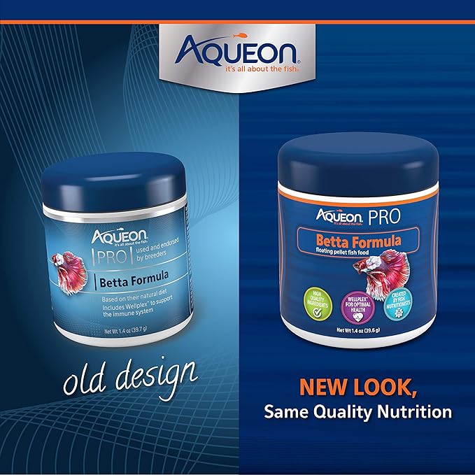 Aqueon PRO Pellet Fish Food Betta Formula 1.4 oz