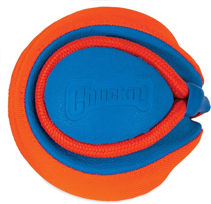 Chuckit Rope Fetch Dog Toy, Indoor and Outdoor Dog Toy, Pack of 1