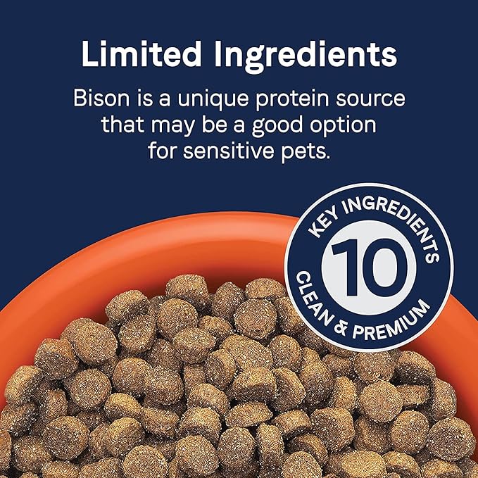CANIDAE? Pure Real Bison & Barley Recipe Dog Dry 4 lbs.
