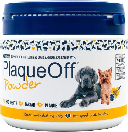 ProDen PlaqueOff Powder – Supports Normal, Healthy Teeth, Gums, and Breath Odor in Pets – 420 g