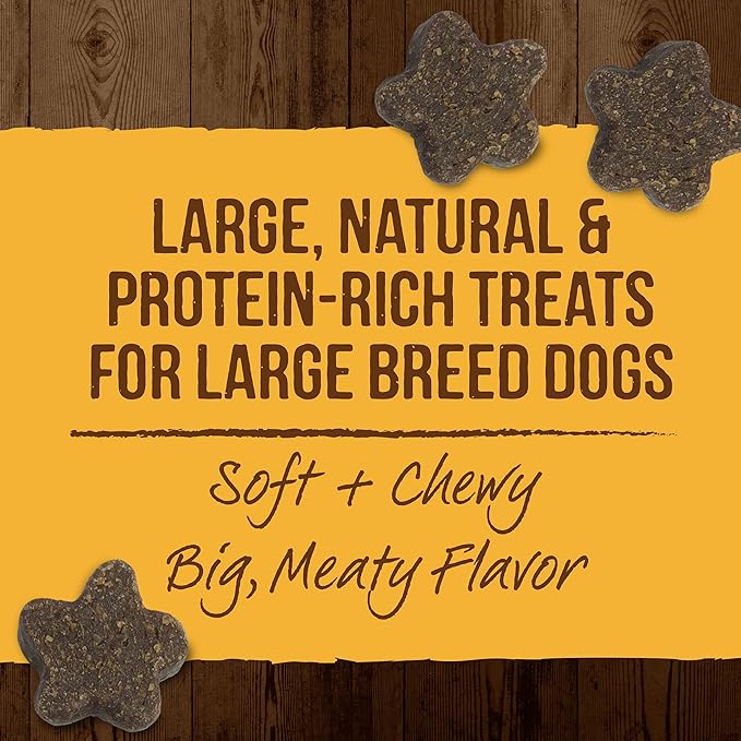 Merrick Power Bites Natural Soft And Chewy Real Meat Dog Treats, Grain Free Snack With Real Chicken Recipe - 6 oz. Bag