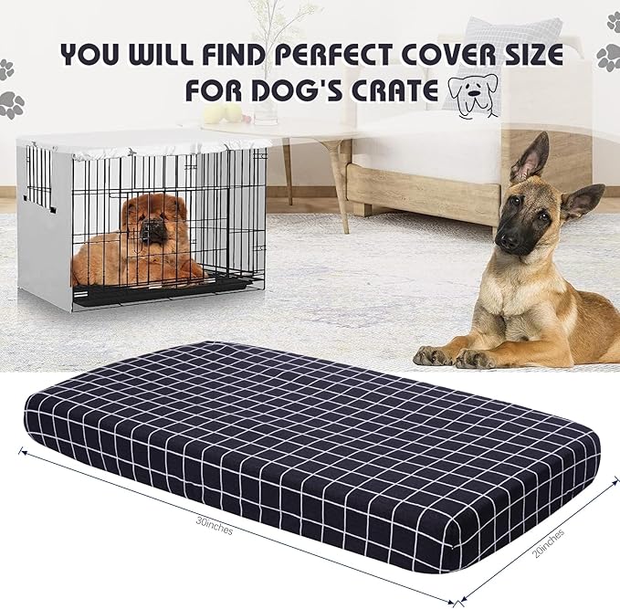 Dog Bed Cover, Dog Bed Liner, Dog Bed Replacement Cover,Cotton Dog Mattress Cover,Large Dog Beds with Washable Covers 58x28 Inches-Easy to Remove