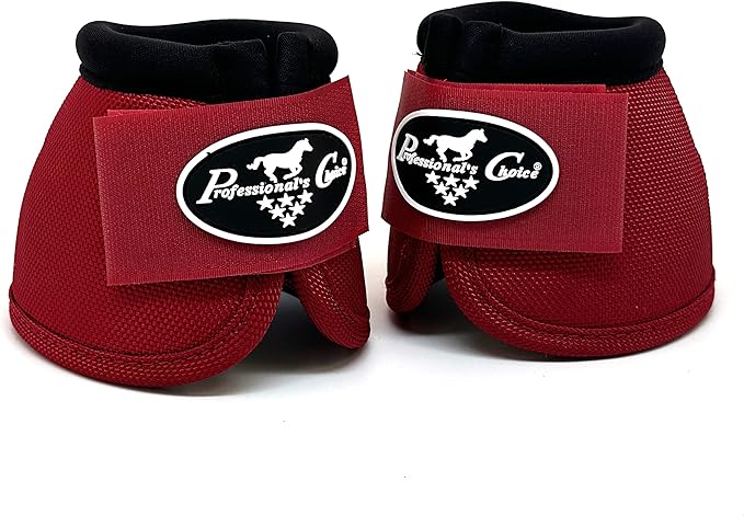 Professional's Choice Ballistic Overreach Bell Boots for Horses | Superb Protection, Durability & Comfort | Quick Wrap Hook & Loop