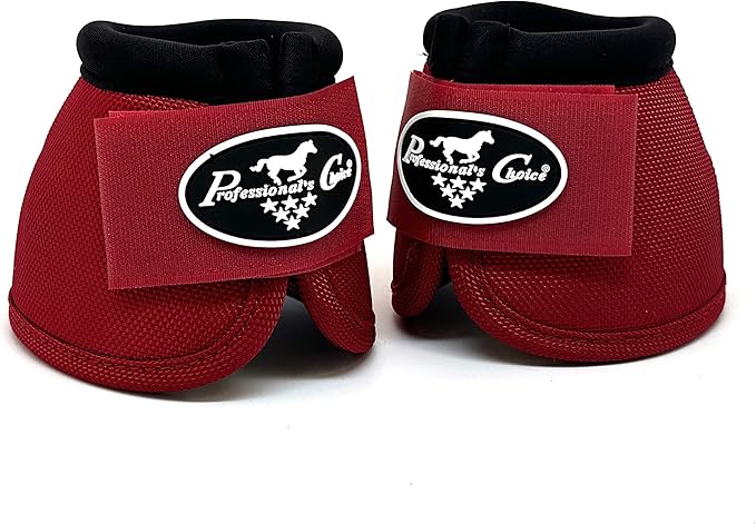 Professional's Choice Ballistic Overreach Bell Boots for Horses | Superb Protection, Durability & Comfort | Quick Wrap Hook & Loop