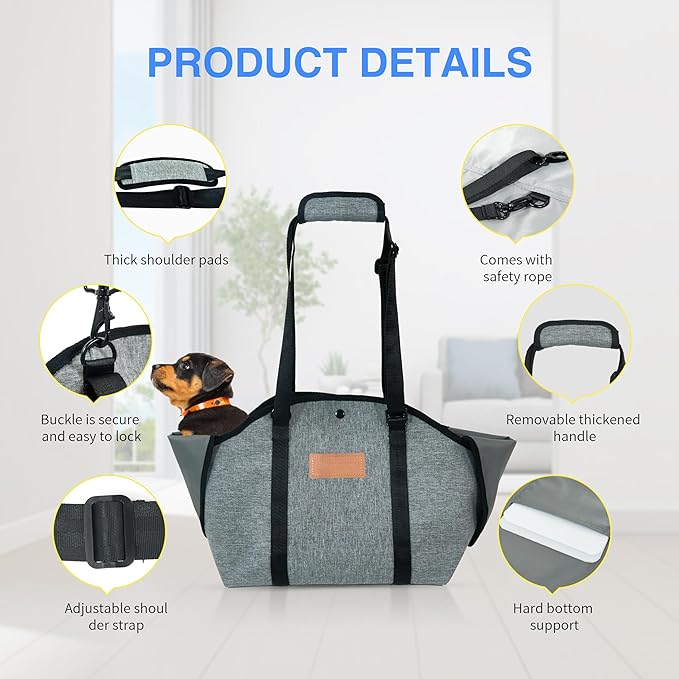 Small Dog Carrier Purses,Cat Rabbit Dog Carrier,Dog Soft-Sided Carriers,Dog Sling Tote Carrier Purses,Portable Foldable Outdoor Travel Puppy Carrier