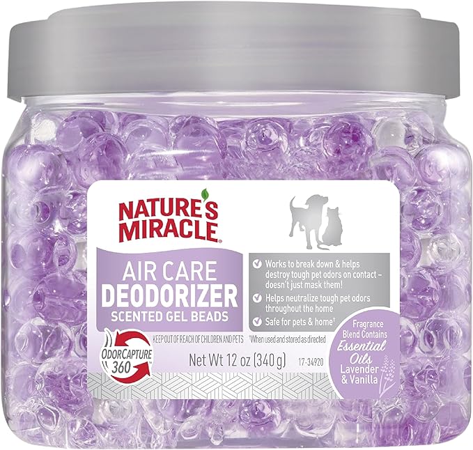 Nature's Miracle Air Care Deodorizer Scented Gel Beads 12 oz