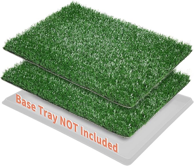 Fake Grass for Dog to Pee on, Artificial Grass for Dogs Indoor/Outdoor Potty, Grass Turf Mats for Puppy PeetTraining Dog Pee Pads (Replacement Grass, 20"x25")