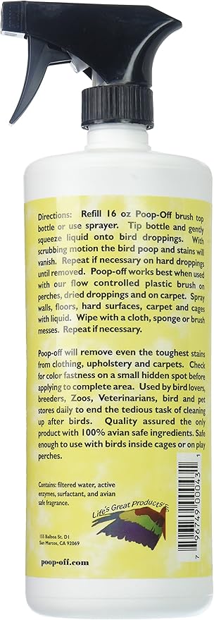 Bird Poop Remover Sprayer, 32 oz