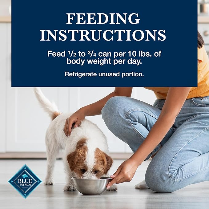 Blue Buffalo Homestyle Recipe Adult Wet Dog Food, Made with Natural Ingredients, Chicken Dinner With Garden Vegetables, 12.5-oz. Can (Pack of 12)