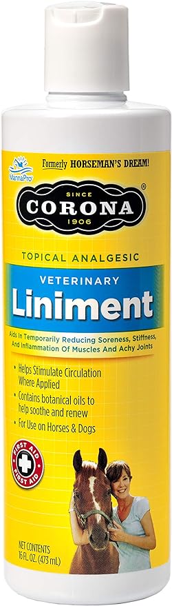 Corona Topical Analgesic Veterinary Liniment, 16oz