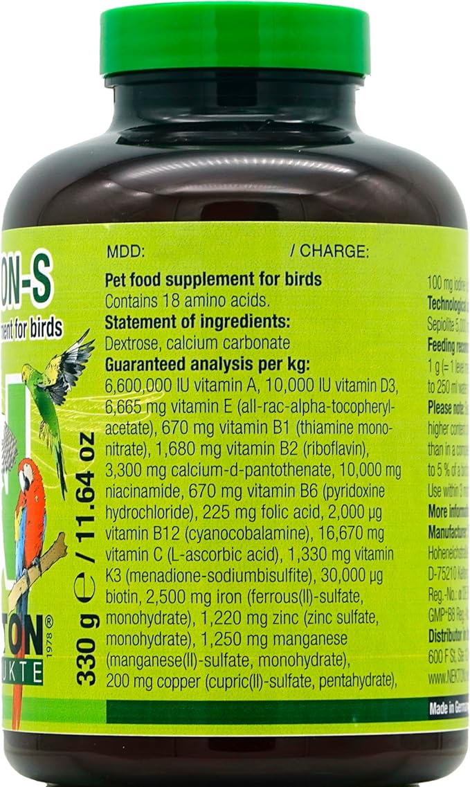 Nekton-S Multi-Vitamin for Birds 330g/ 11.64oz