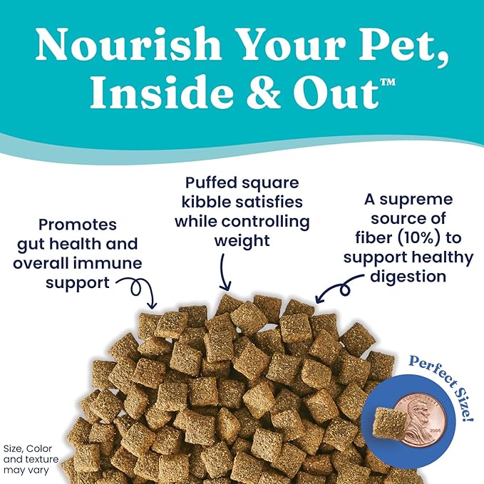 Solid Gold Fit and Fabulous Pollock - Dry Dog Food for Weight Control - Digestive Probiotics for Dogs - Gluten Free - High Fiber & Low Fat - Omega, Superfood & Antioxidant Support - 4 LB