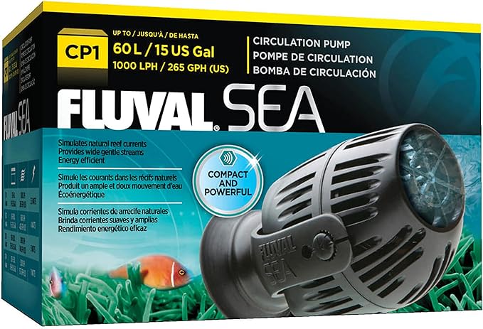 Fluval Sea CP1 Circulation Pump for Freshwater & Saltwater Aquariums, 14345