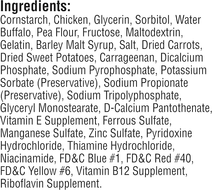 Smartbones Twists Wrapped with Chicken Made with Real Water Buffalo, 30 Count, Rawhide-Free Chews for Dogs, 7.40 Ounce (Pack of 1)