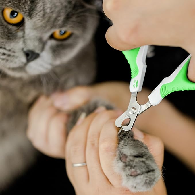 Mr. Pen- Cat Nail Clipper, Spring Green & White Cat Nail Trimmer, Cat Nail Clippers, Cat Claw Clippers, Cat Clippers for Nails, Pet Nail Clippers, Kitten Nail Clipper, Small Dog Nail Clipper