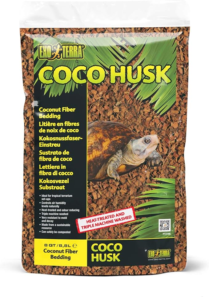 Exo Terra Coco Husk, 7.2-Quart (Packaging May Vary)