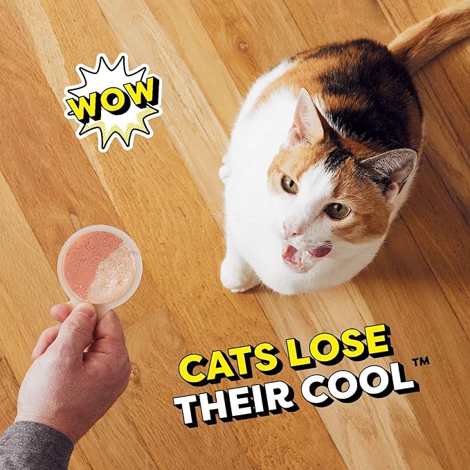 Temptations Lickable Spoons Adult Wet Cat Treat, 10 Grams, Variety Pack of 24