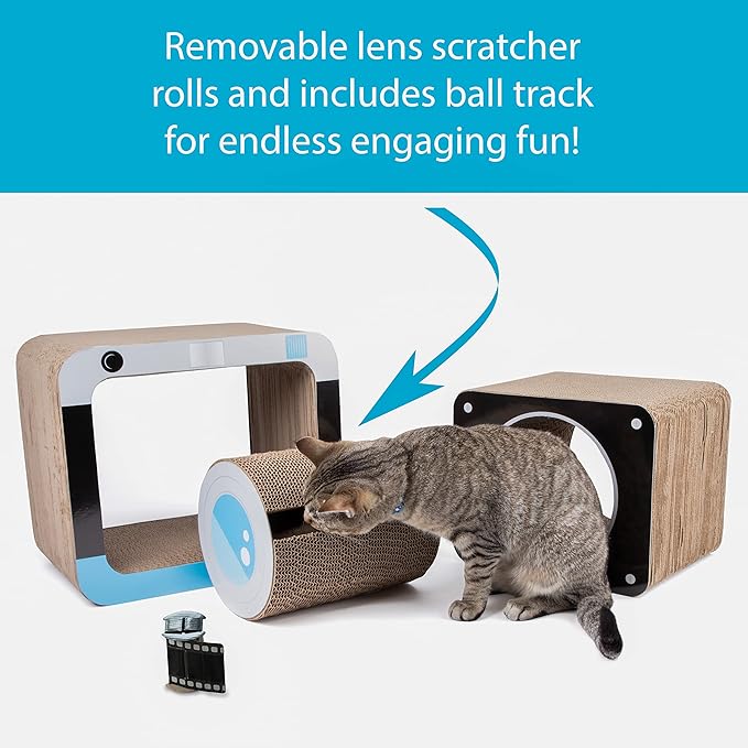 Kitty City 3-in-1 Camera Scratcher Combo
