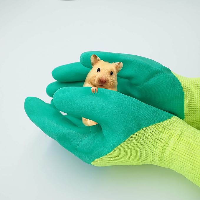 Anti Bite Gloves Safe Touch Small Animal Handling Protection Glove for Hamster Bird Parrot Hedgehog Squirrels Anti Scratch