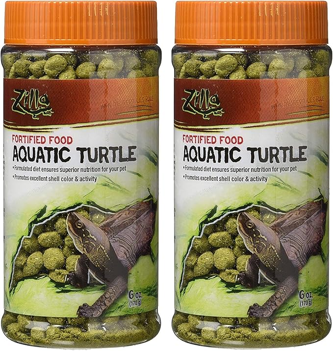 Zilla Aquatic Turtle Food (Set of 2)