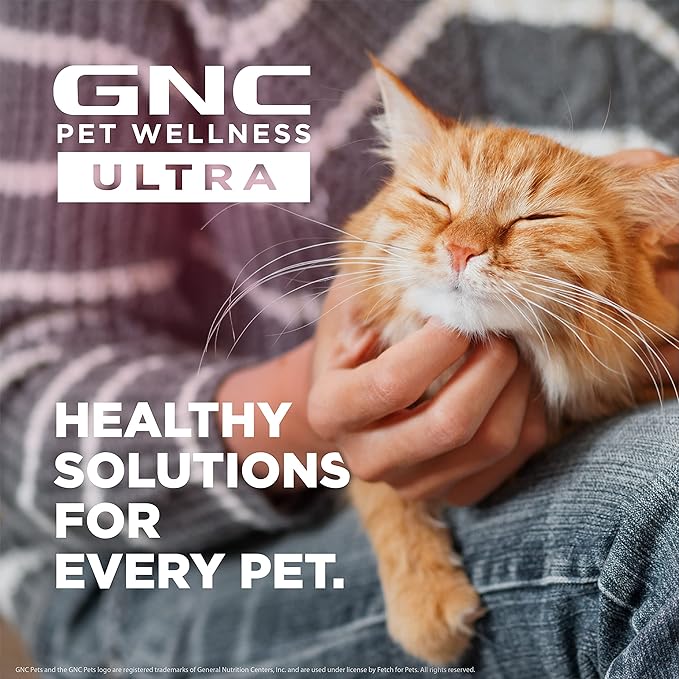 GNC Pets Ultra Hairball Control Gel/Paste Petroleum-Free, Cats, Salmon Flavor, 3.5-oz Tube| Hairball Supplement Gel for Cats | Daily Supplement for Hairball Control