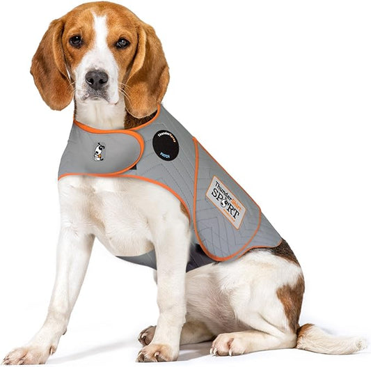 ThunderShirt for Dogs, Medium, Platinum Sport - Dog Anxiety Relief Calming Vest