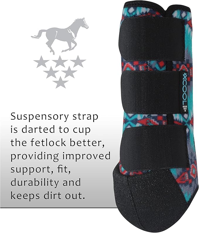 Professional's Choice 2XCOOL Sports Medicine Horse Boots | Protective & Breathable Design for Ultimate Comfort & Durability in Active Horses | Value 4 Pack | Small, Medium, Large