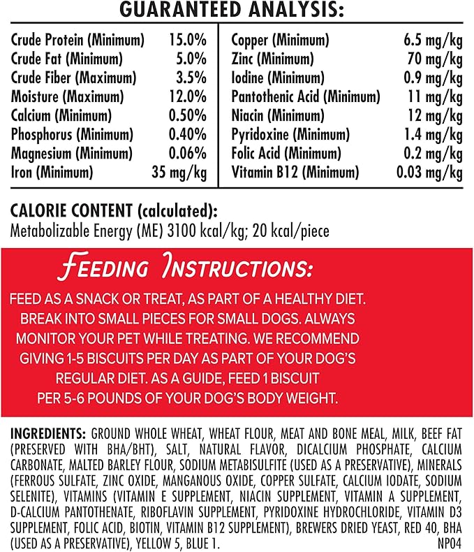 Milk-Bone Limited Edition Holiday Dog Treats, Small Biscuits, 24 Ounce Reusable Tin