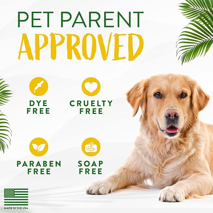 TropiClean Hypoallergenic Waterless Dog Shampoo | Dry Shampoo for Dogs With Sensitive Skin | Natural Dog Shampoo Derived from Natural Ingredients | Cat Friendly | Made in the USA | 7.4 oz